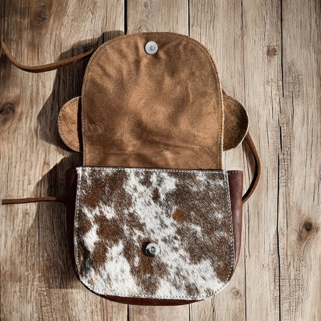 Kids Cowhide Crossbody Purse