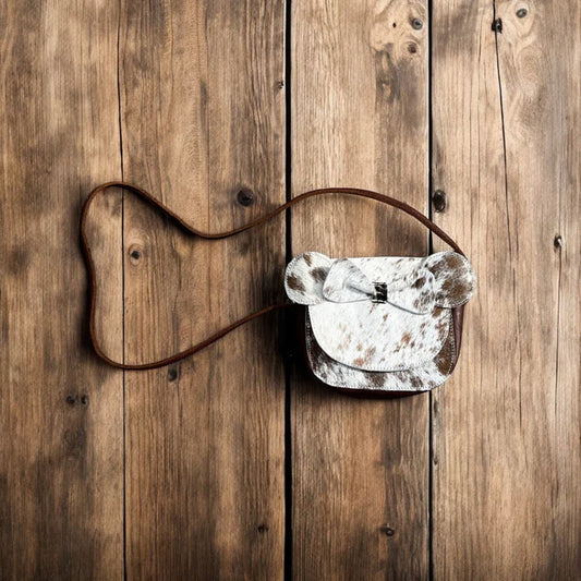 Kids Cowhide Crossbody Purse