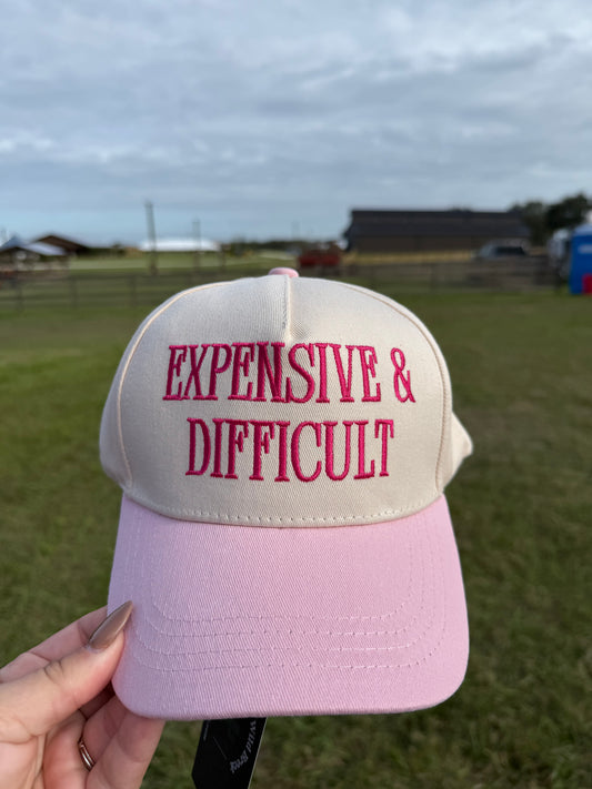 Expensive & Difficult Pink Hat