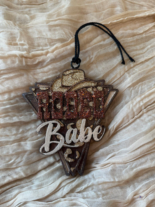 Rodeo Babe Brown Car Freshie