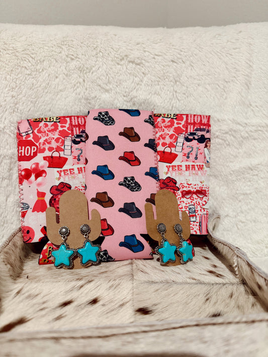 Turquoise Star Earrings