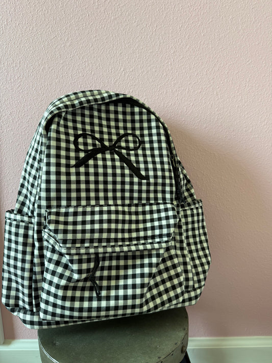 Black Bow Backpack