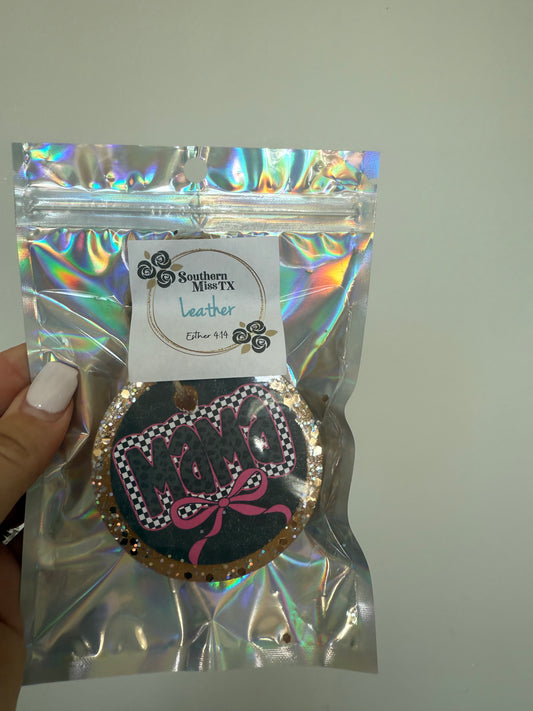 Gold “Mama” Car Freshie