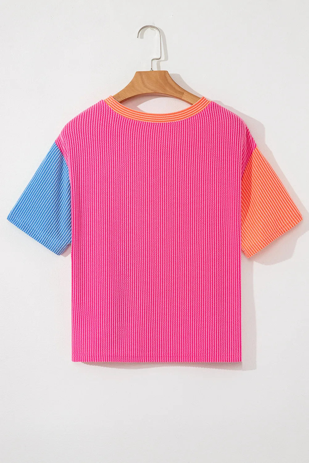Pink Colorblock Top