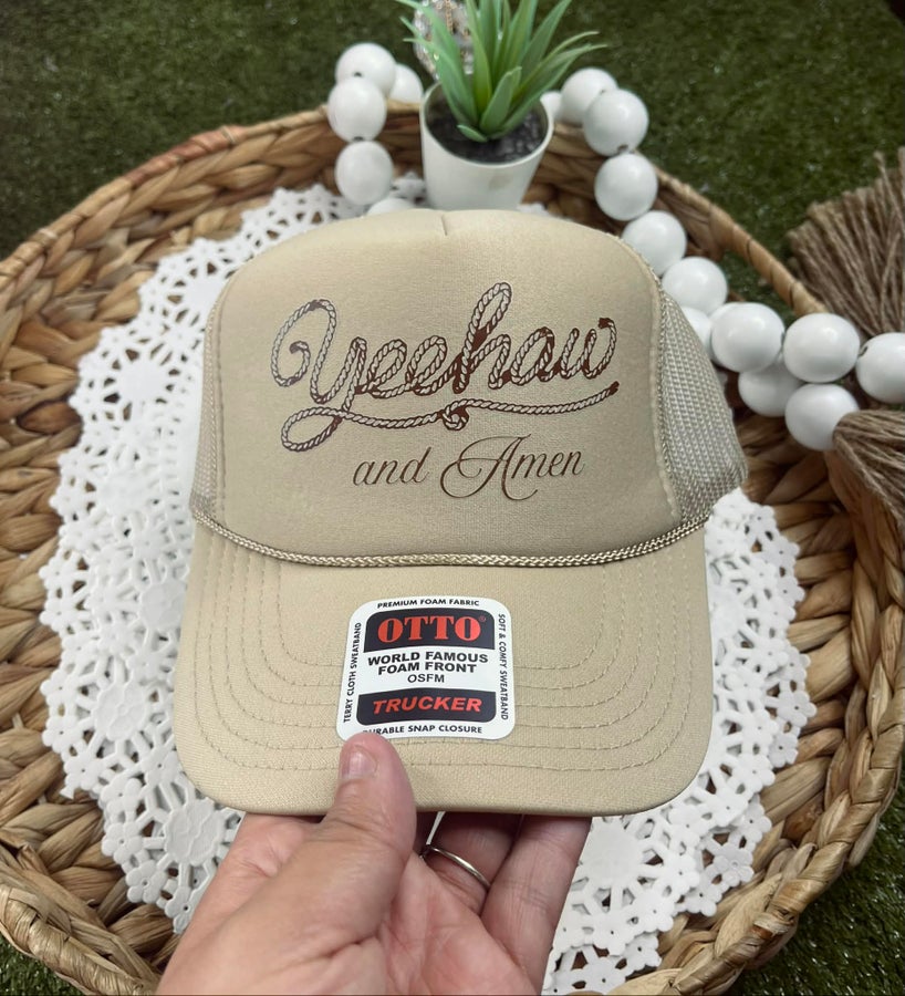 Yeehaw and Amen Hat