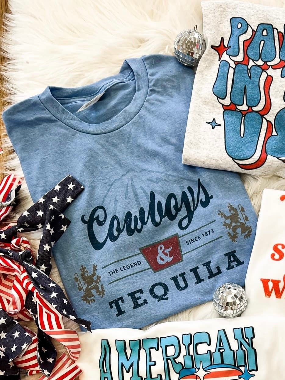 Cowboys & Tequila Graphic Tee