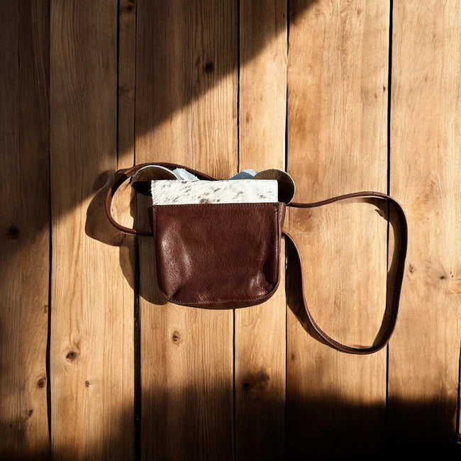 Kids Cowhide Crossbody Purse