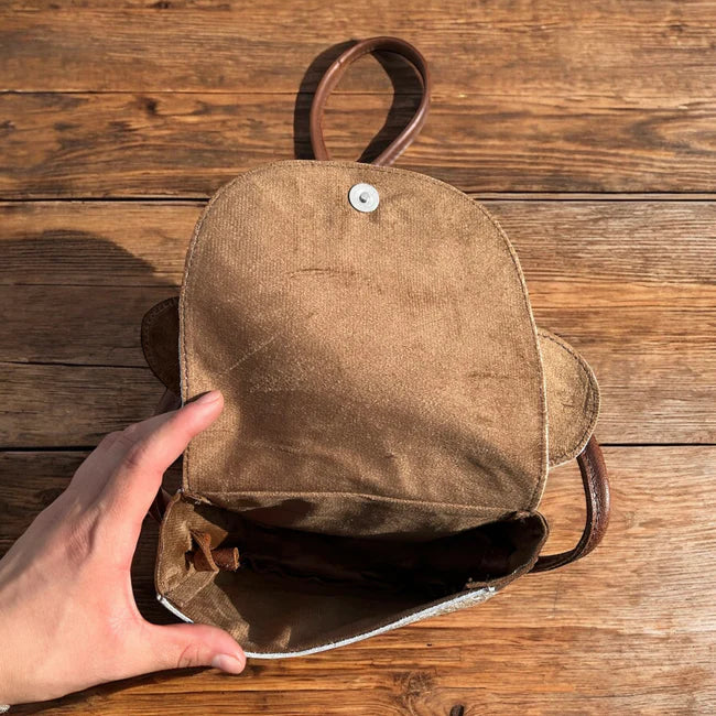 Kids Cowhide Crossbody Purse
