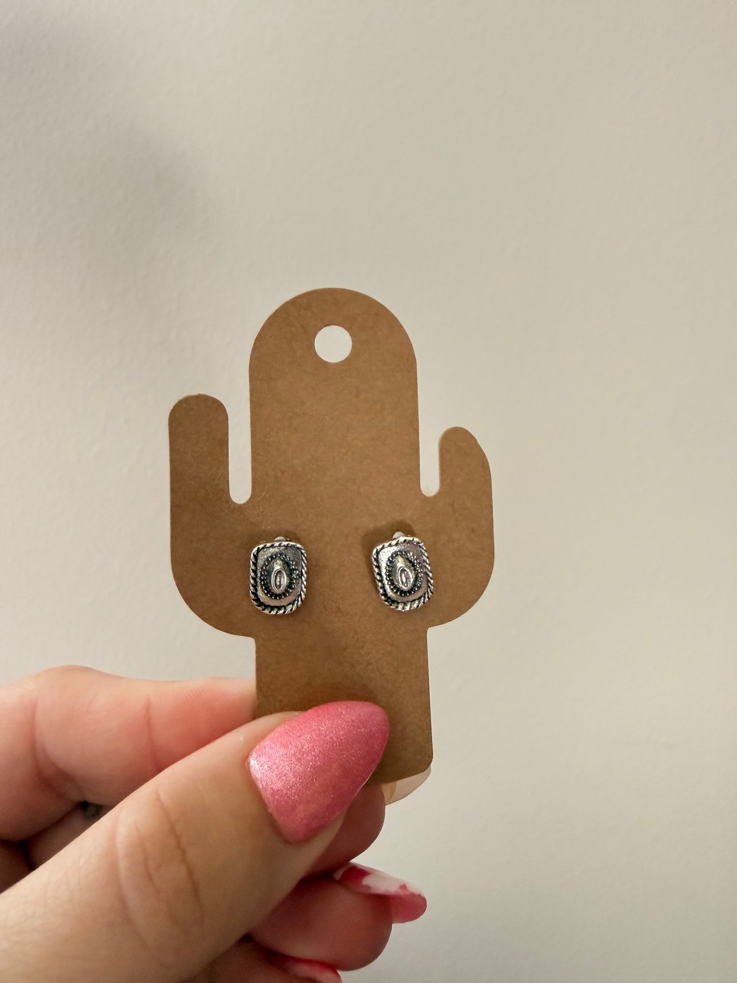 Classic Cowboy Hat Stud Earrings
