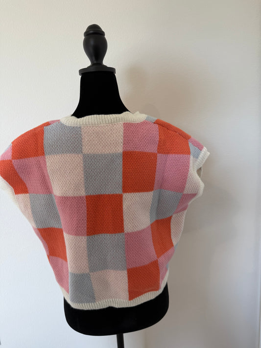 Pink Color Block Shirt