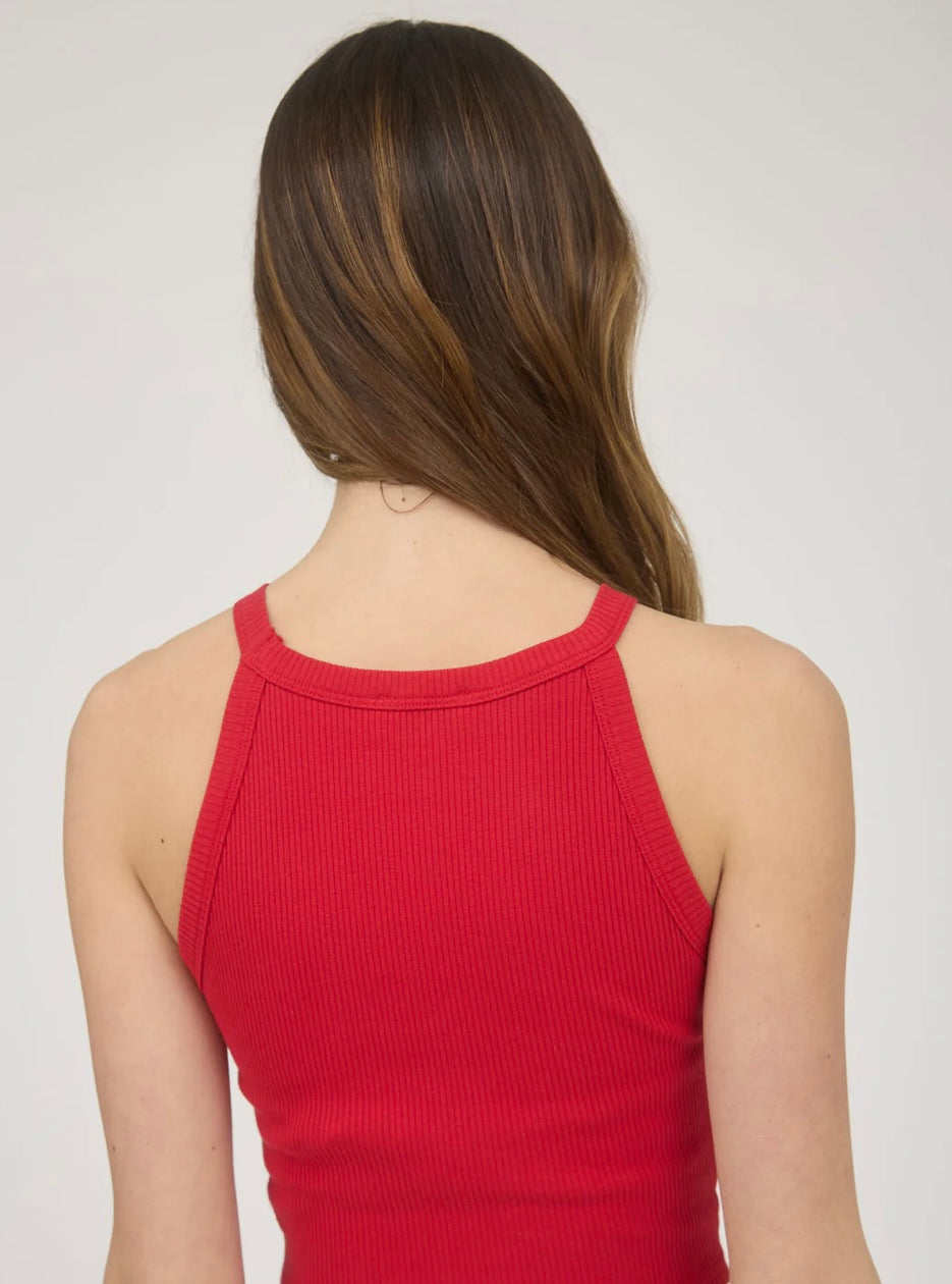 Red Halter Top