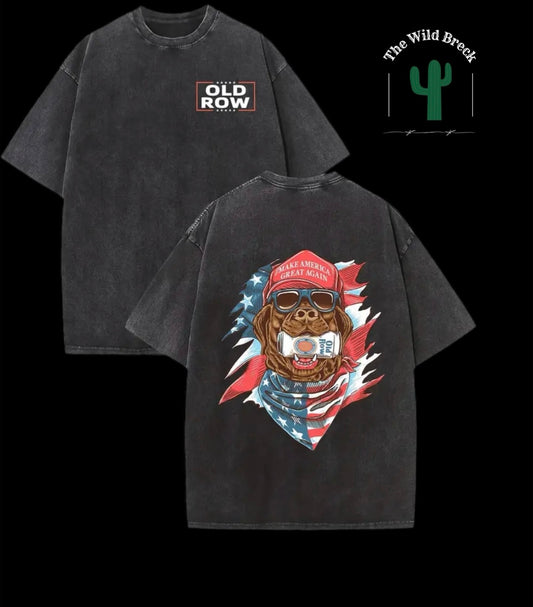 Old Row Patriotic Dog Men’s Tee