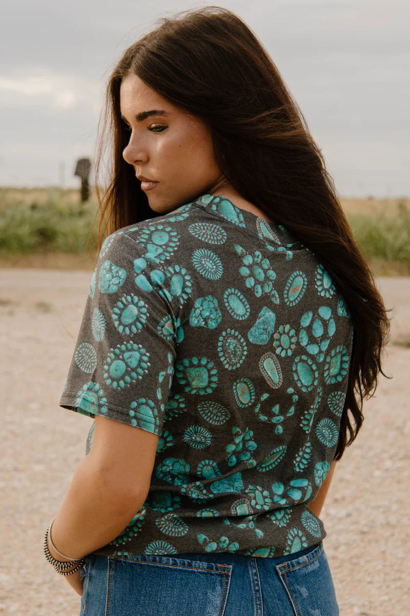 Forever in Turquoise Crew Neck