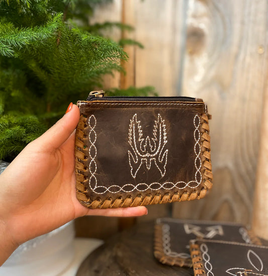 Bootstitch Leather Coin Purse