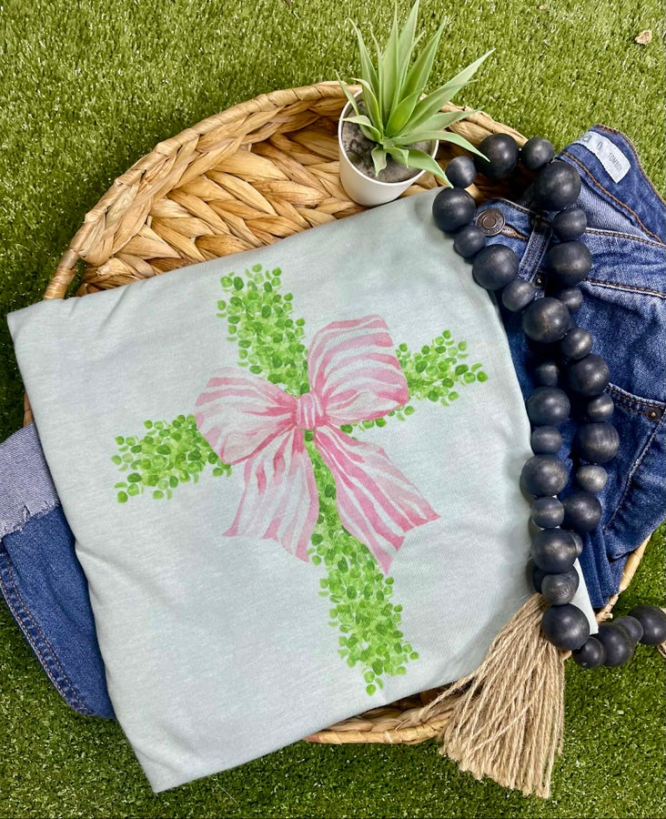 Ivy Cross Bow Tee