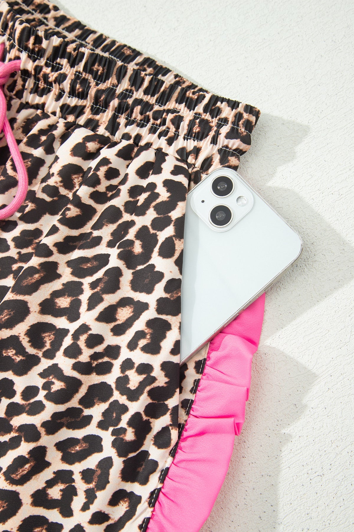 Pink & Leopard Shorts