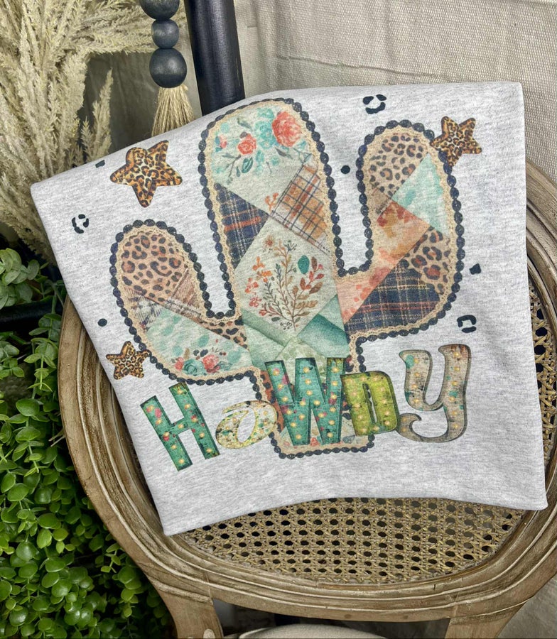 Howdy Patchwork Tee