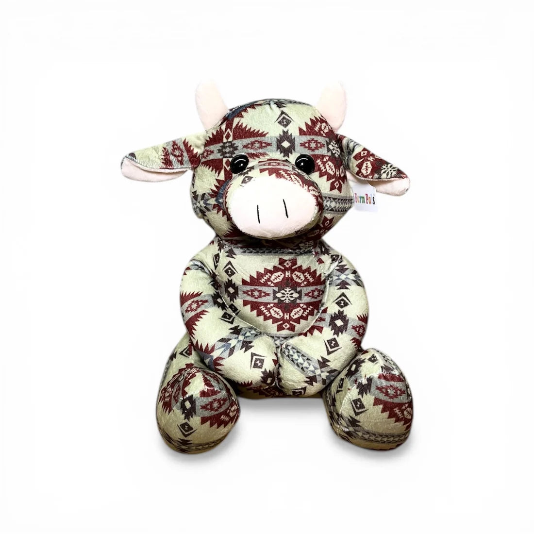 Olive Aztec Cow Farm PAL