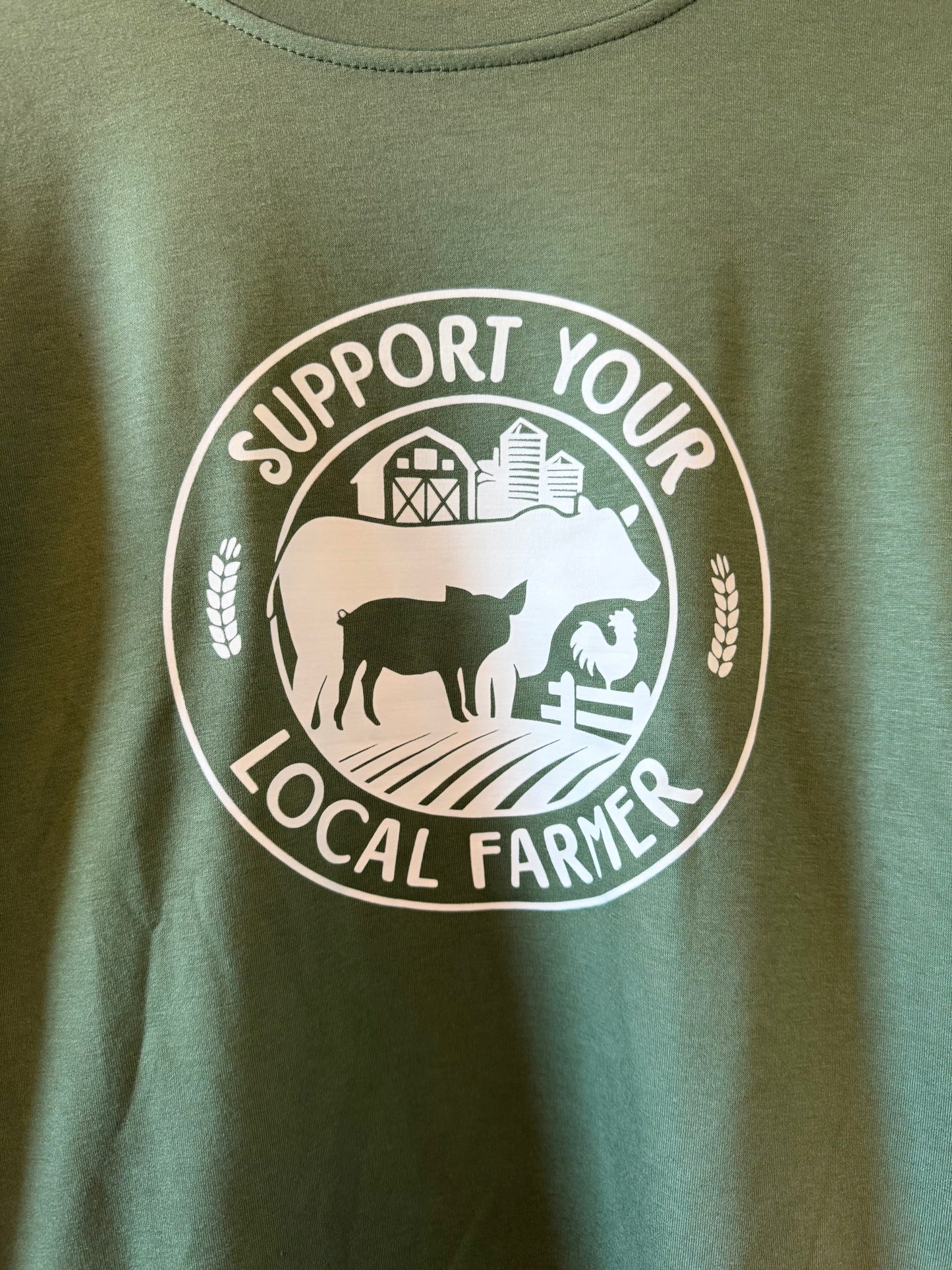 Support Local Farmer Long Sleeve Tee