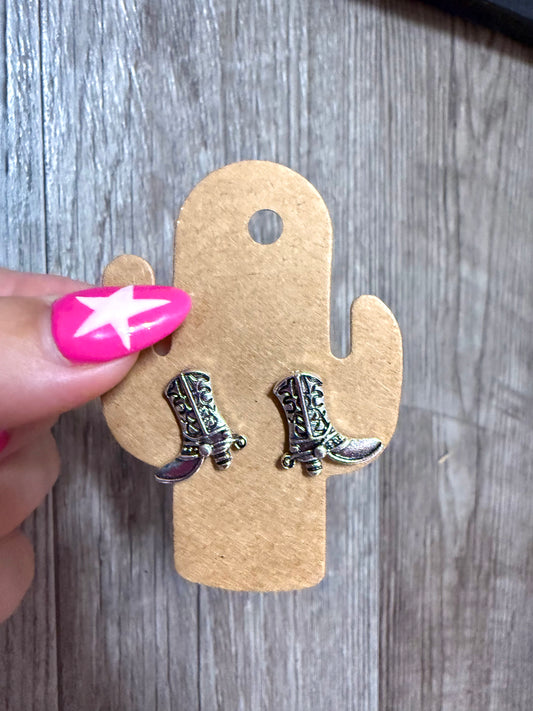 Boot Stud Earrings