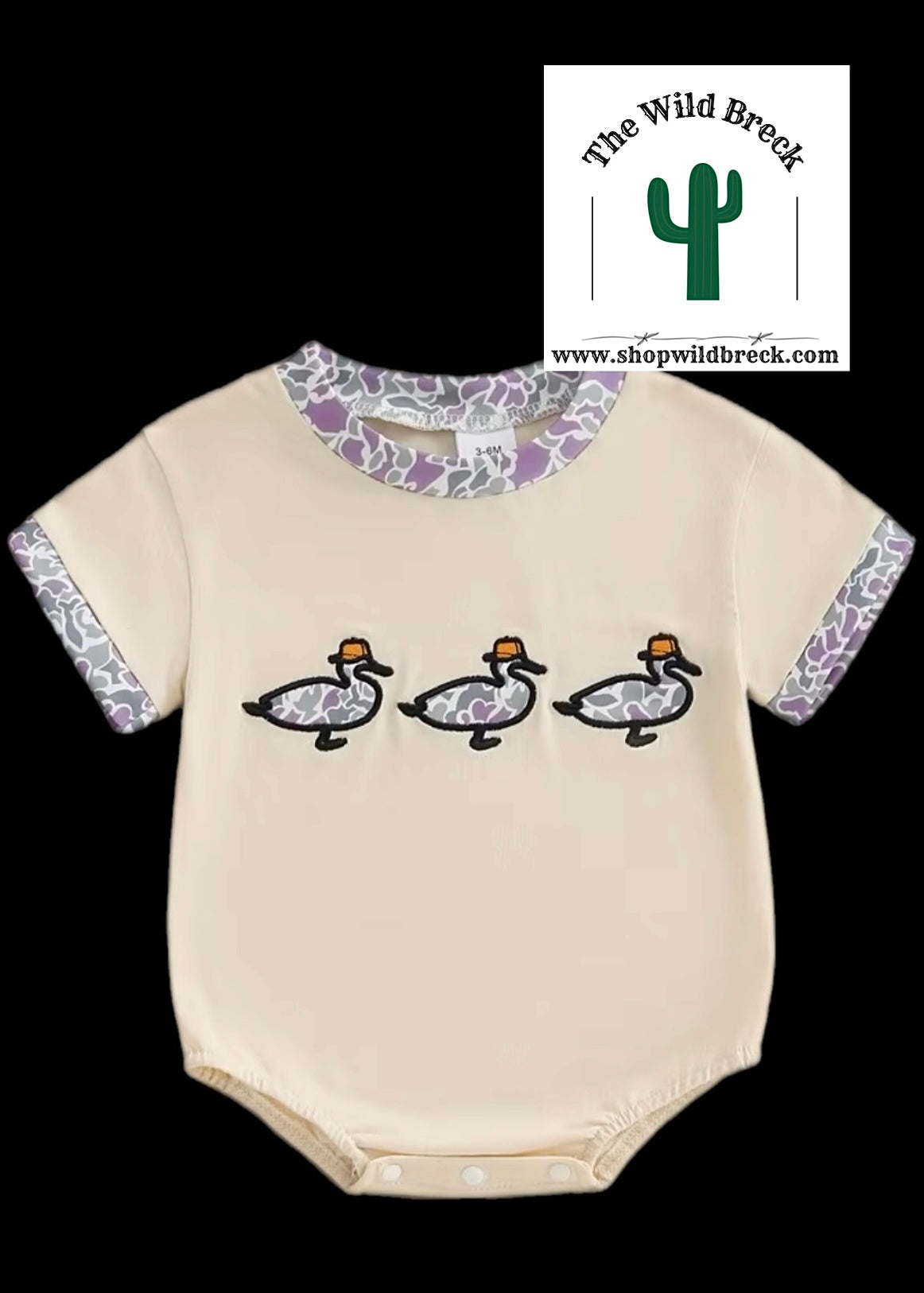 Duck & Camo Baby Boy Bubble
