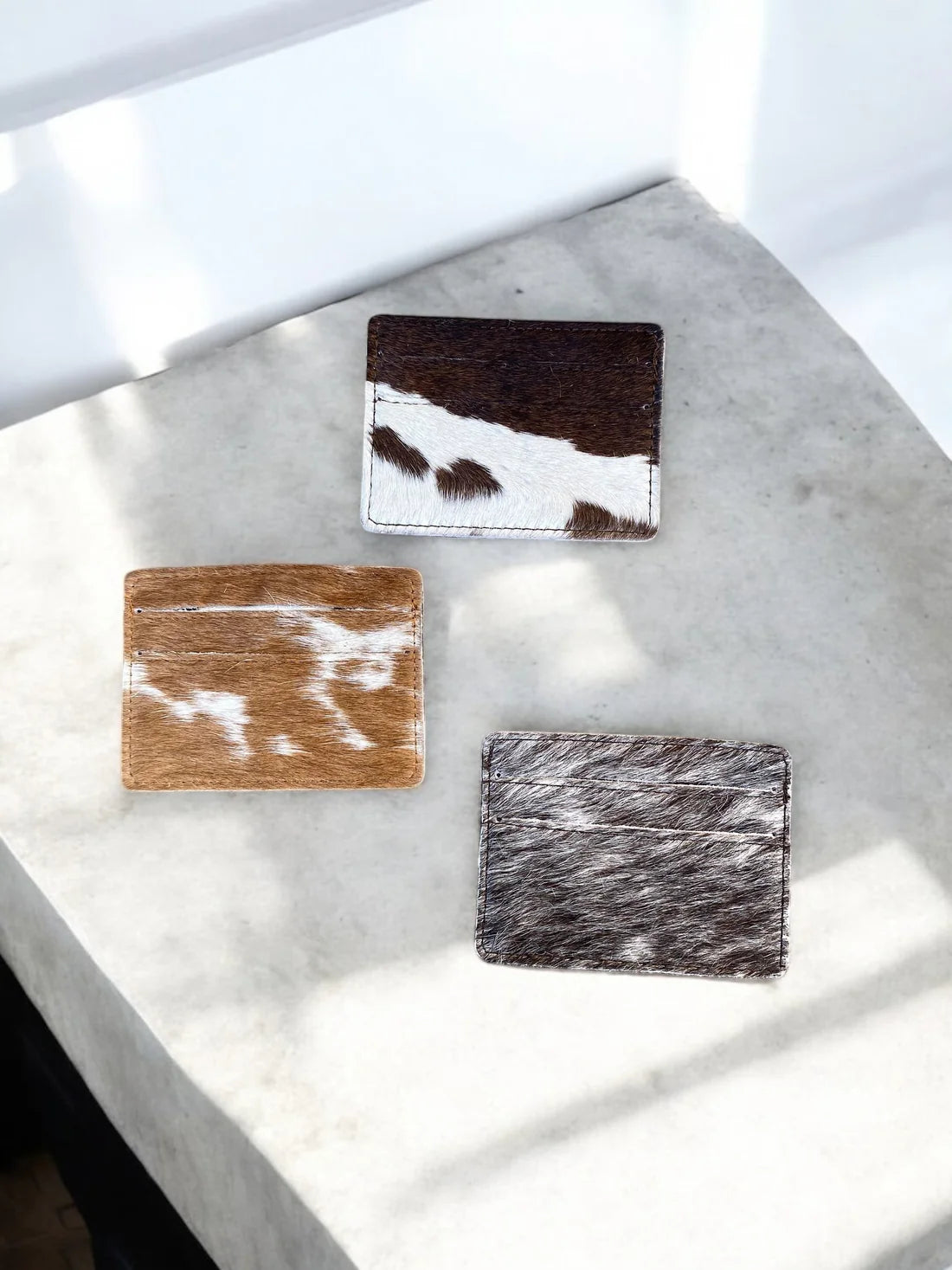 Tan Cowhide Small Wallet