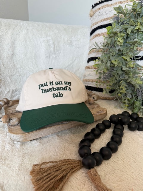 “Put It On My Husband’s Tab” Hat