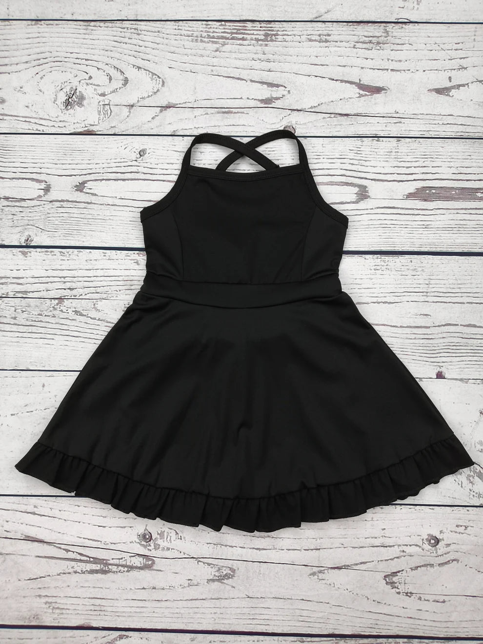 Girls Athletic Dress with Ruffles