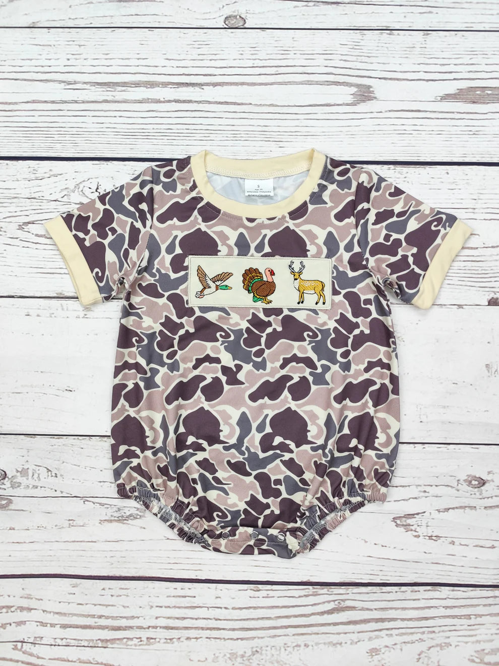 Camouflage Hunting Baby Boy Bubble
