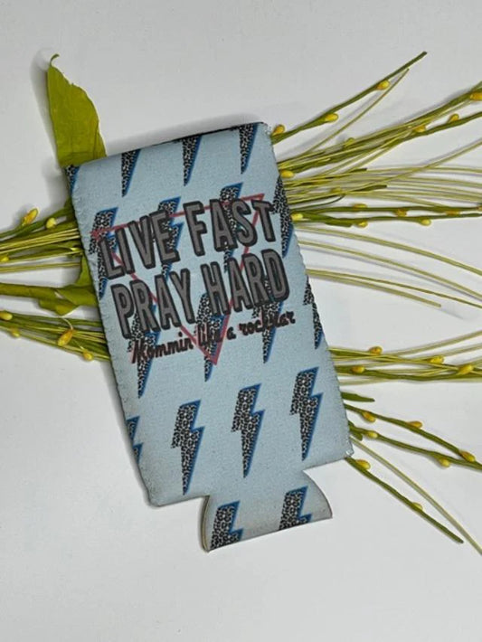 Live Fast Pray Hard Skinny Koolie