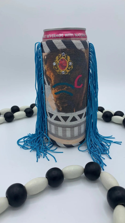 Painted Buffalo with Fringe Skinny Koolie