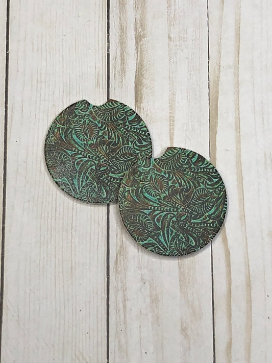 Turquoise & Toole Car Coasters