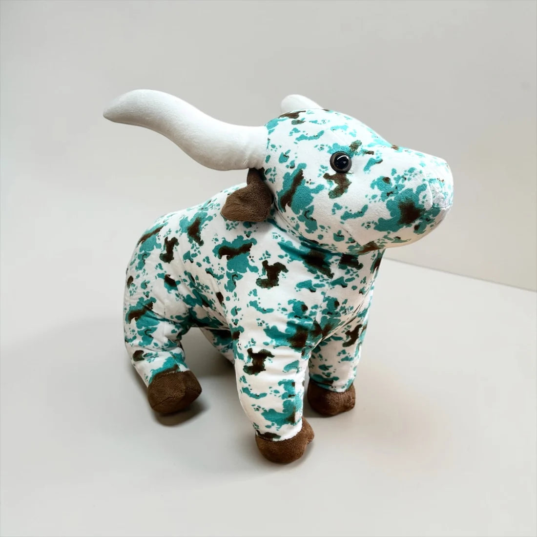 Turquoise Cowprint Longhorn Farm PAL