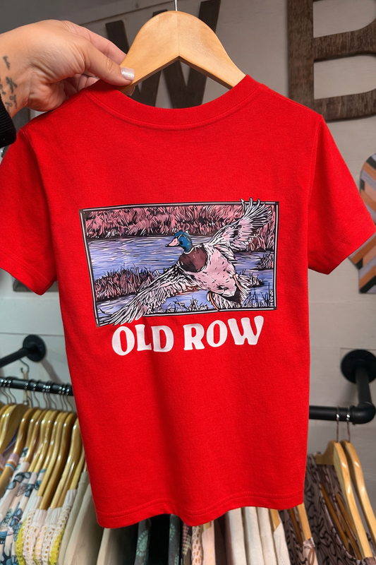 Red Old Row Youth Boys Tee