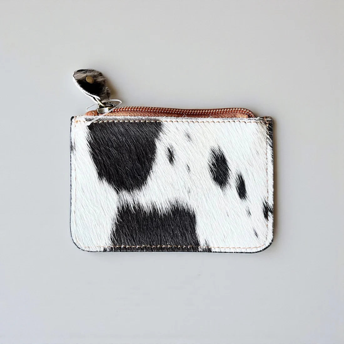 Skull Tooled Leather Coin Pouch