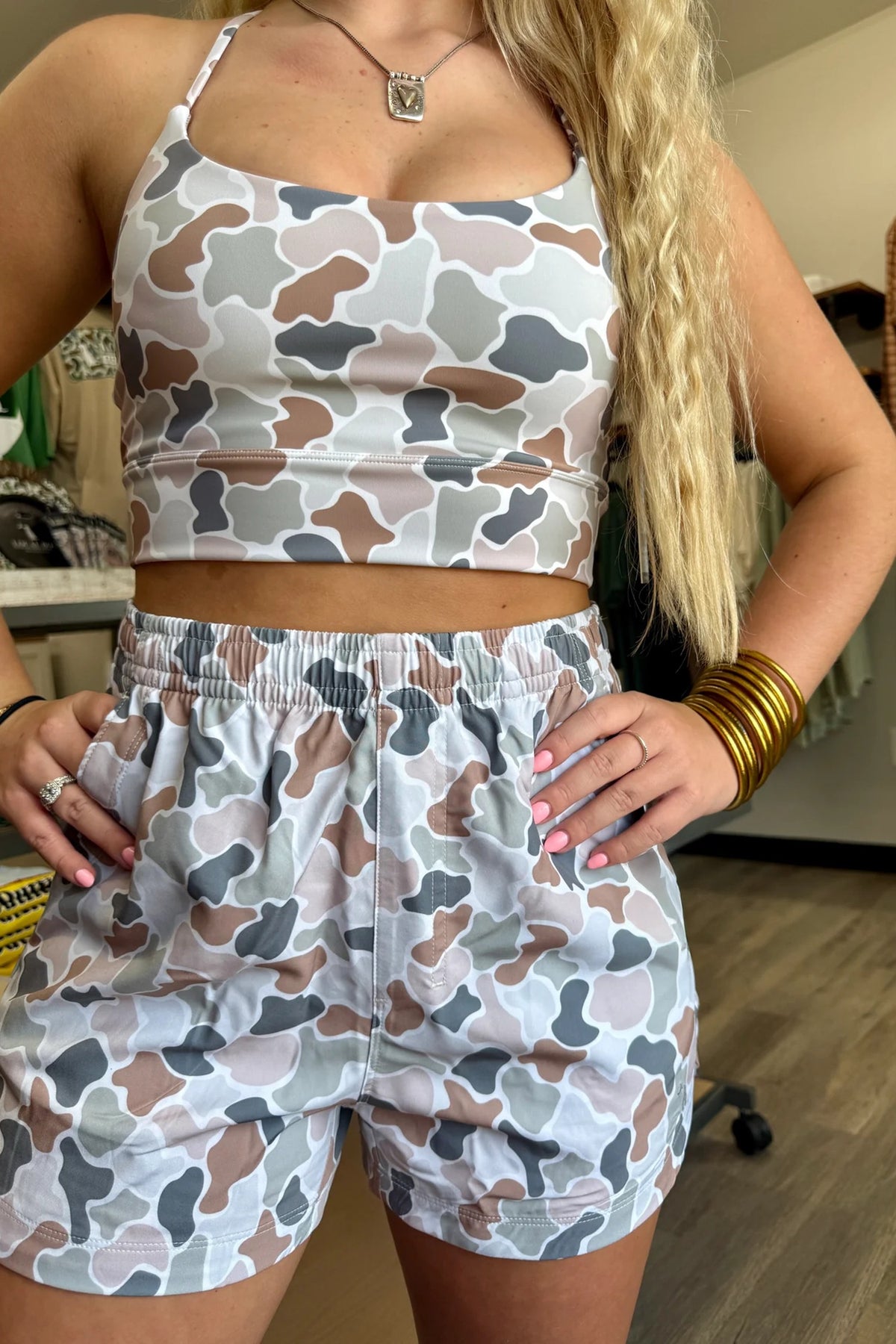 Camo Short & Top Set