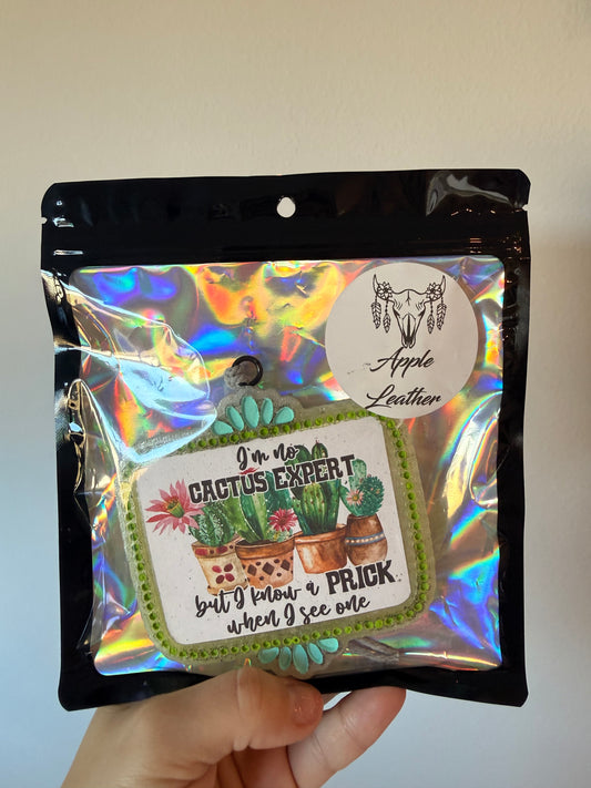 Cactus Quote Car Freshie