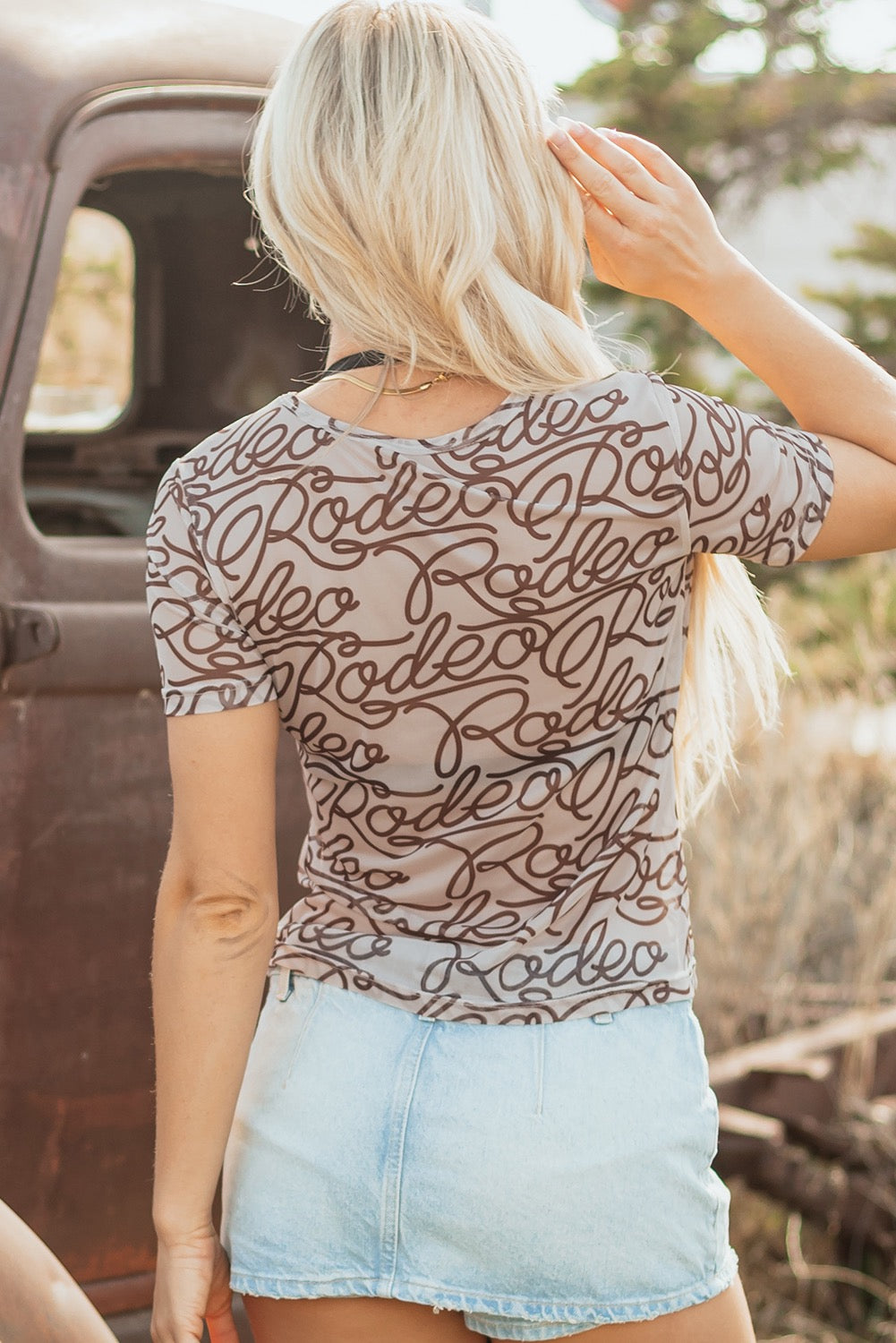 Rodeo Mesh Top