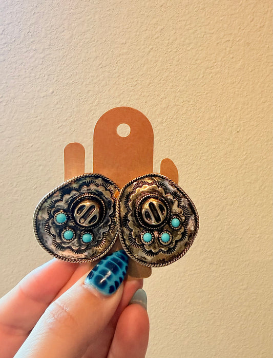 Gold Cowboy Hat Studs