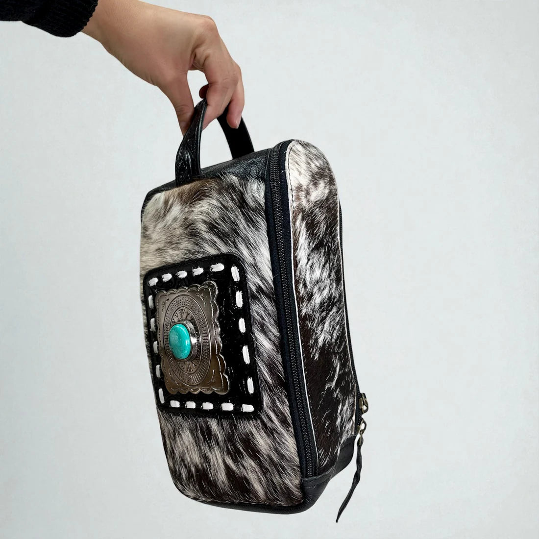 Black Concho Makeup Bag