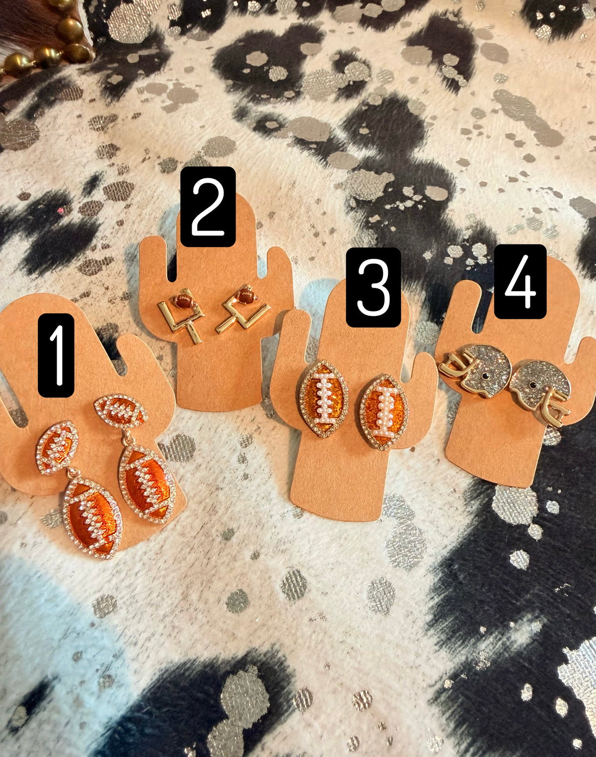 Football Earrings