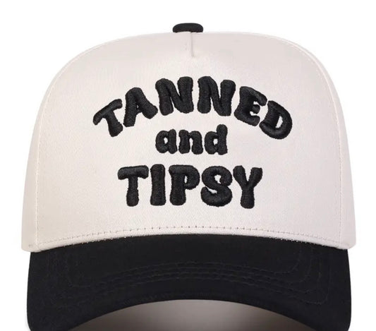 Black Tanned & Tipsy Hat