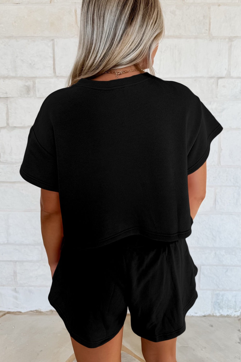 Black Everyday Skort Set