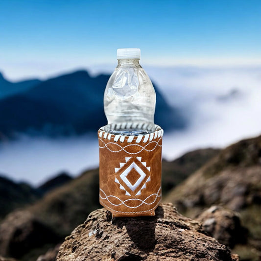 Tan Aztec Koozie