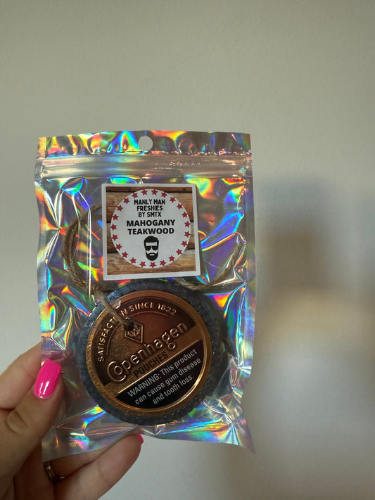 Copenhagen Men’s Car Freshie- Mahogany Teakwood