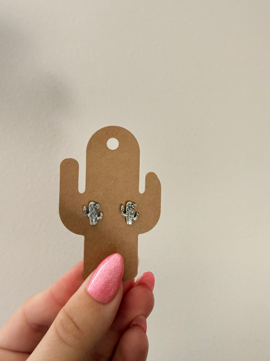 Cactus Mini Stud Earrings