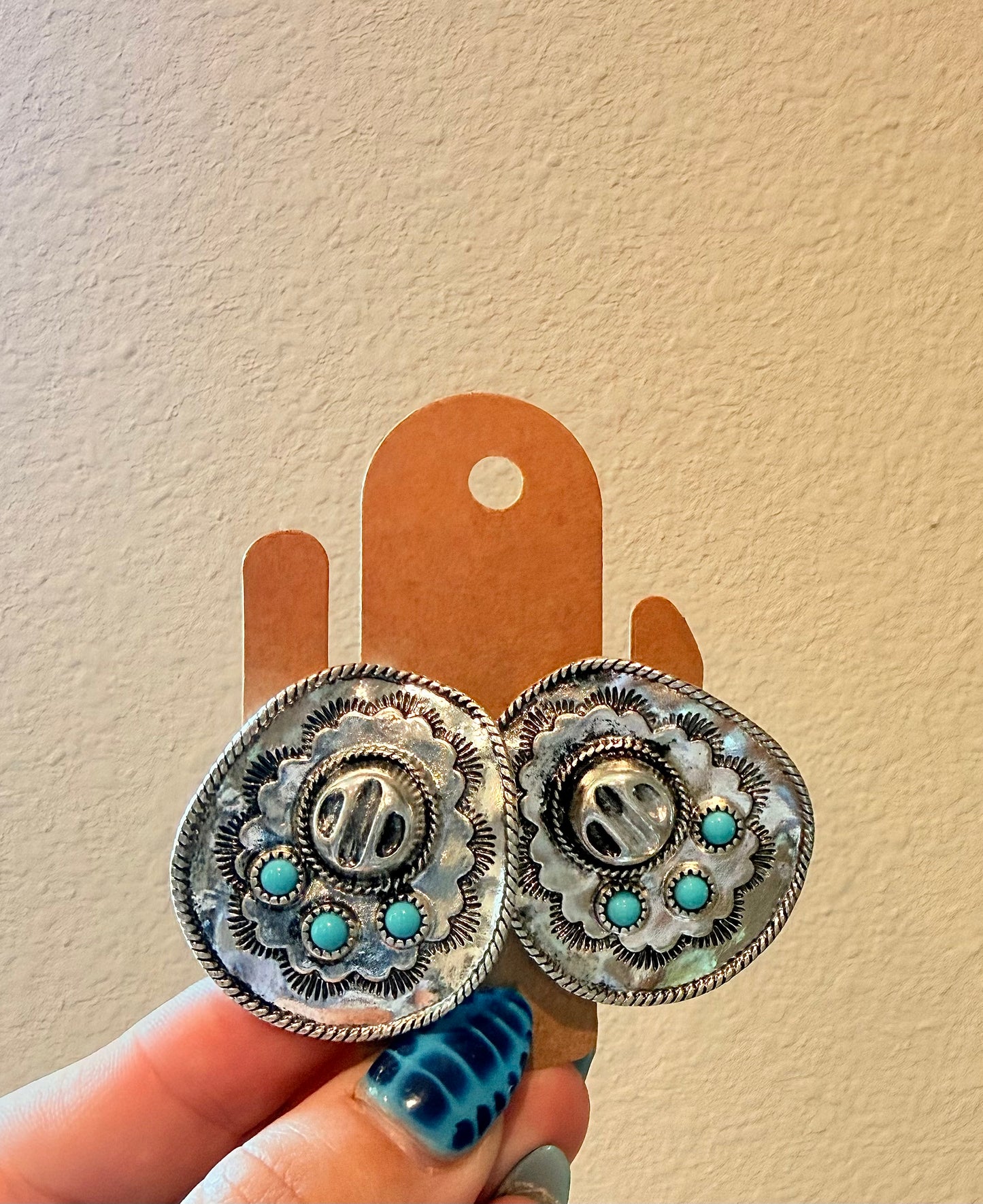 Silver Cowboy Hat Studs