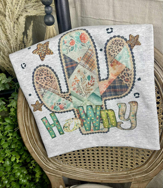 Howdy Patchwork Tee