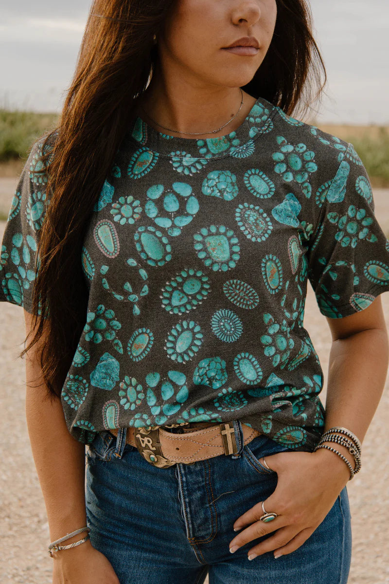 Forever in Turquoise Crew Neck