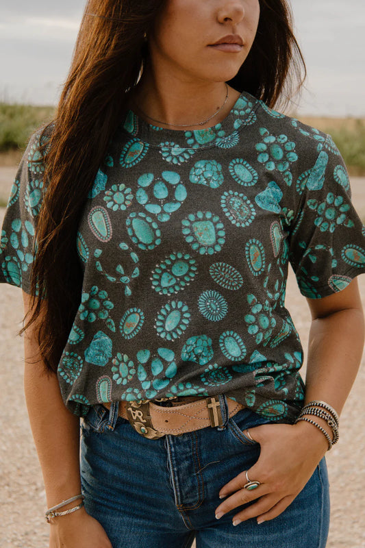 Forever in Turquoise Crew Neck